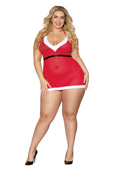 Santa Baby Chemise - Queen Size