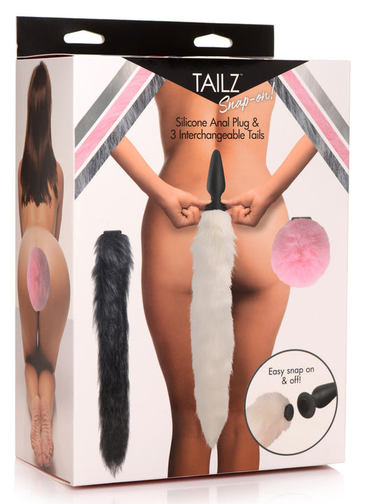 Tailz Snap-On and 3 Interchangeable Tails Set