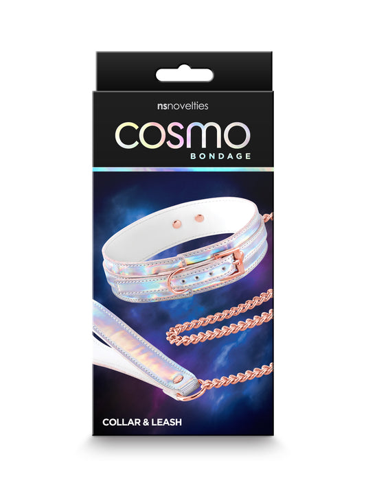 Cosmo Bondage Holographic Collar and Leash